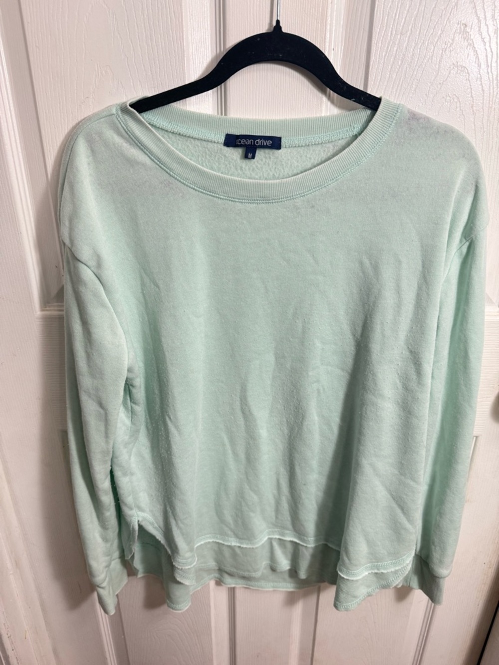 Ocean Drive Pastel Mint Pullover Sweatshirt